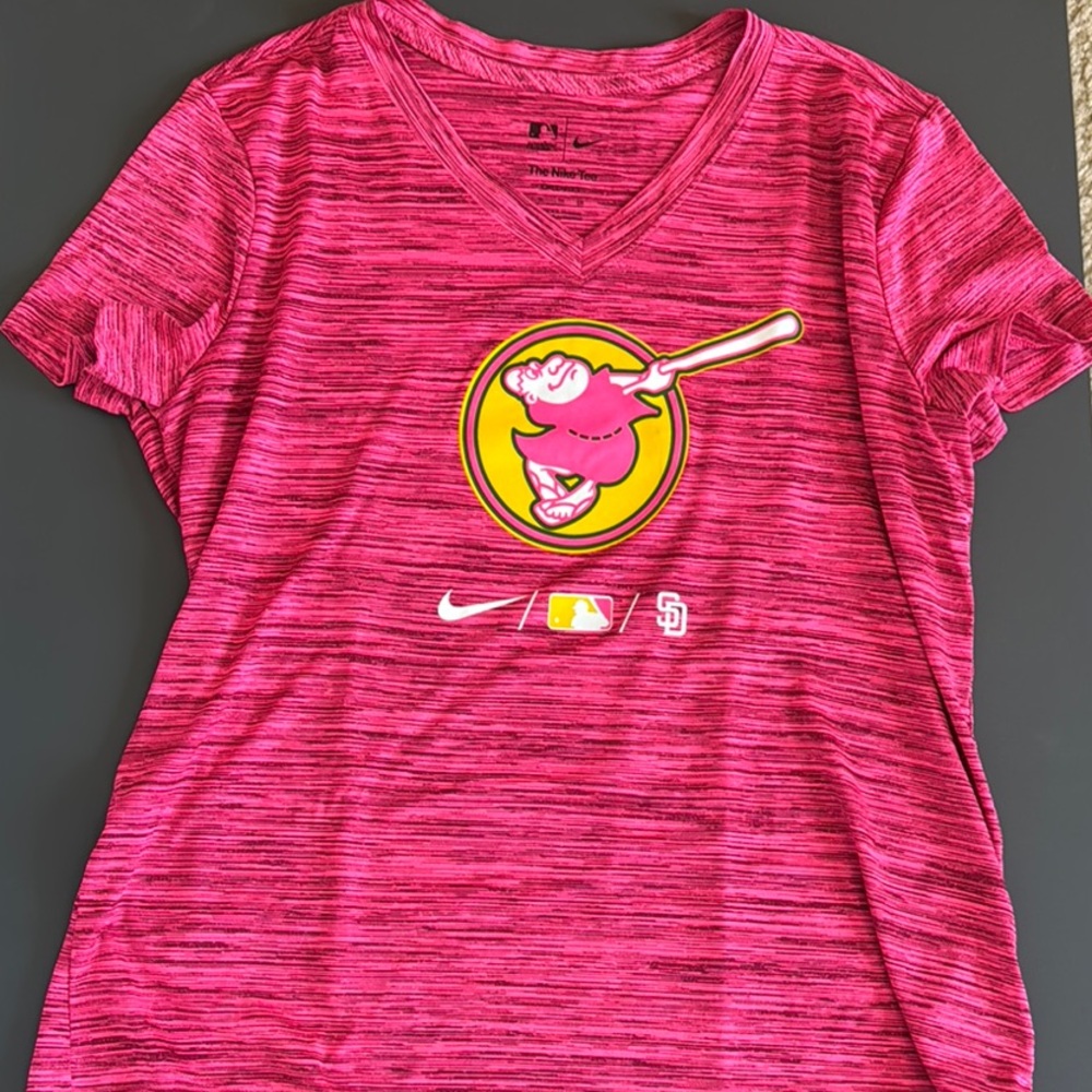 San Diego Padres Nike Dri Fit City Connect colors tee